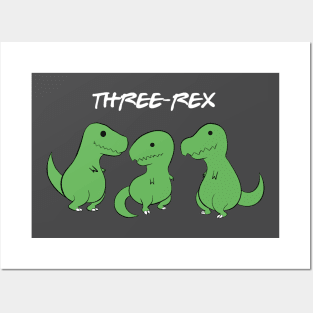 Three-Rex Posters and Art